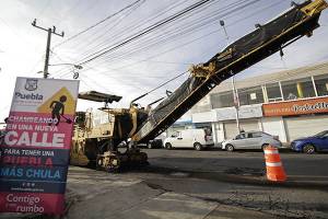 Ayuntamiento de Puebla inició rehabilitación de las calles 14 y 16 oriente