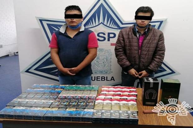 Ladrones responsables de 50 robos a comercios fueron capturados en Puebla