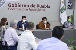 Gobernador de Puebla se reunió con alcaldes del PVEM electos