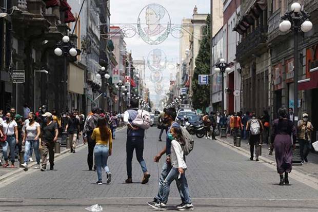 Reabren algunas calles en el centro histórico de Puebla