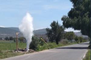 Se registró fuga de gas en toma clandestina ubicada en Tepeaca