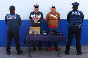 Ladrones de Tlaxcala y CDMX saqueaban casas en Puebla; fueron capturados