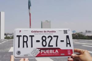 Comienza el año y continúa el programa de cambio de placas en Puebla