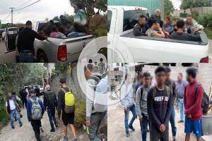 Localizan a 23 migrantes en una vivienda de Acajete