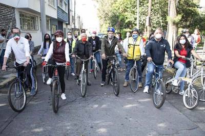 Gobierno de Claudia Rivera conmemoró el Día Mundial sin Auto