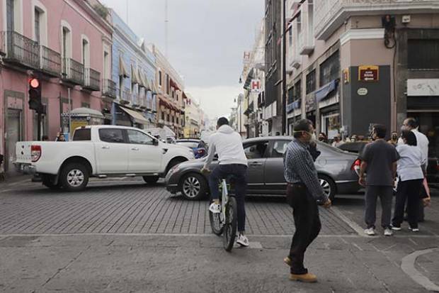 Comerciantes exigen reapertura de calles del Centro Histórico de Puebla