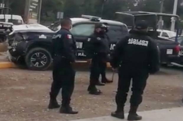 Tren arrolla patrulla de la policía municipal de Tehuacán