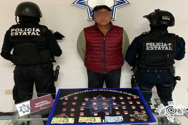 SSP Puebla detiene a sujeto que operaba &quot;búnker&quot; de drogas en la 46 Poniente