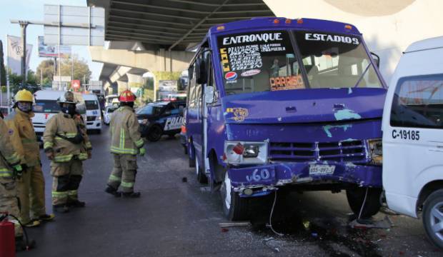 Transporte público suma un muerto y 20 heridos en tres meses