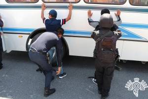 SSP Puebla inicia operativos en transporte público con la Sedena y Guardia Nacional