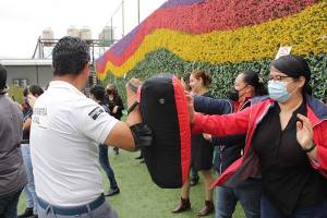 Congreso de Puebla organiza taller de autodefensa para mujeres