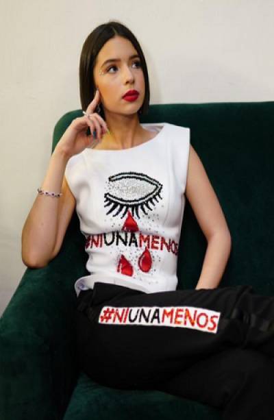 Ángela Aguilar se pronuncia &quot;NiUnaMenos en los Spotify Awards