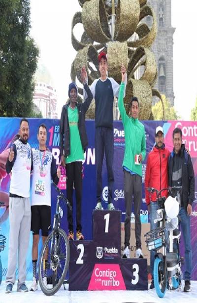 Medio Maratón de Puebla registra más de dos mil participantes