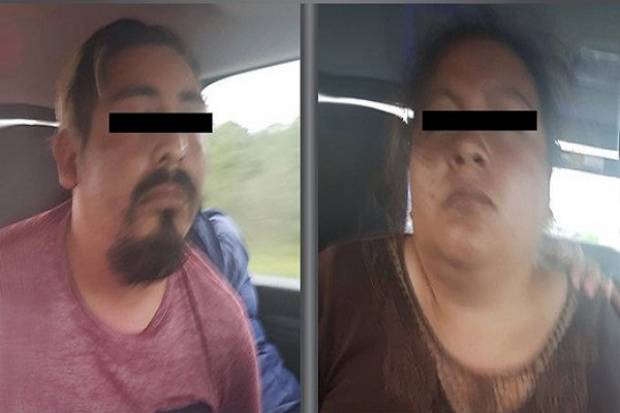 Cayó en Puebla pareja de extorsionadores más buscada del Estado de México