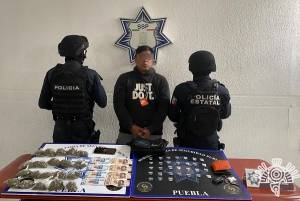 Narcovendedor de la banda de &quot;El Grillo&quot;, detenido por la SSP Puebla