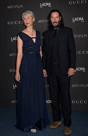 Keanu Reeves presentó a su novia tras 20 años de soltería