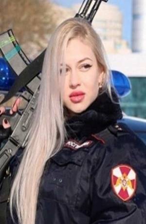 Anna Jramtsova, la elemento sensual de la Guardia Nacional de Rusia