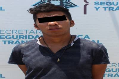 Policía de Puebla capturó a asaltante de Oxxo en San Ramón