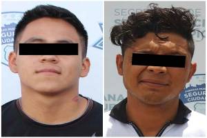 Trío de asaltantes y narcomenudistas es capturado al sur de Puebla capital