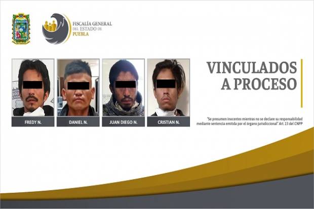 Ladrones son vinculados a proceso en Puebla