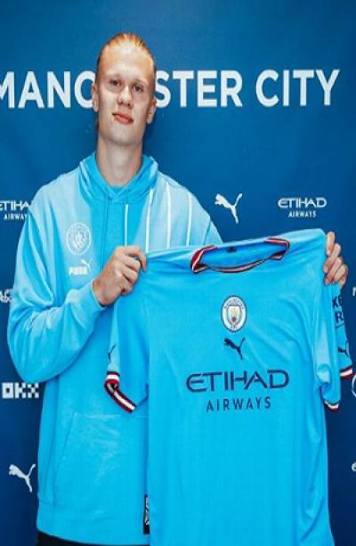 Erling Haaland firma cinco temporadas con el Manchester City
