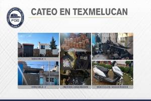 Decomisan 18 toneladas de mercancía robada en San Martín Texmelucan