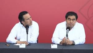 Barbosa y Cuitláhuac pactan estrategia de seguridad en límites Puebla-Veracruz