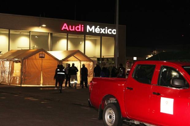 Trabajador de Audi en Puebla muere aplastado por placa de acero