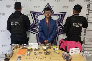 Policía Estatal captura a vendedor de drogas en Loma Bella