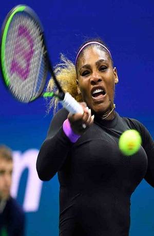 Serena Williams dio cátedra en su partido de cuartos de final del US Open