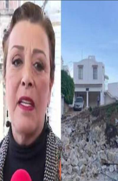 Sylvia Pasquel: Su casa queda en ruinas tras temblor en Acapulco