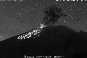 Registra el Popocatépetl 117 exhalaciones y tres explosiones menores