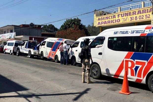 Retira Movilidad y Transporte de Puebla seis unidades pirata de circulación