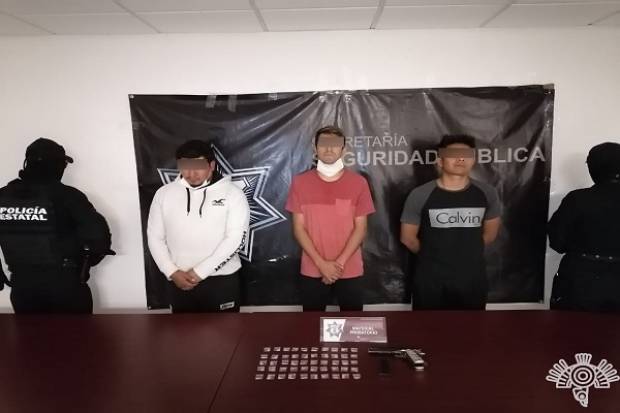 Caen tres narcomenudistas vinculados a &quot;La Patrona&quot; en Puebla