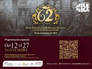 Cultura conmemorará el 62 aniversario del Museo Regional de la Revolución Mexicana