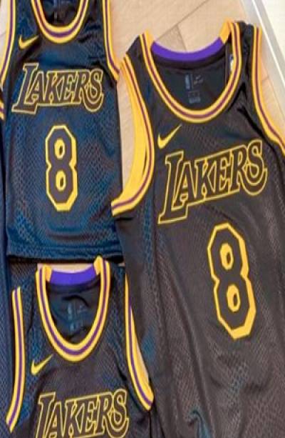 Lakers usarán el Black Mamba jersey en homenaje a Kobe Bryant