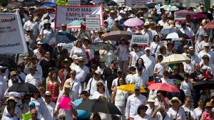 Miles protestan contra el gobierno de AMLO en todo el país