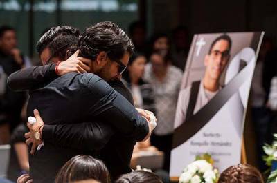 Así fue el emotivo adiós a Norberto Ronquillo, universitario secuestrado y asesinado en CDMX