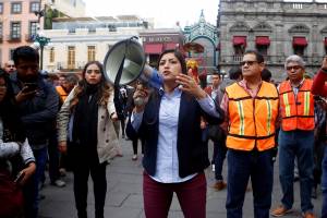 Claudia Rivera sin reporte de delitos cometidos por centroamericanos
