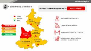 Restringen actividades no esenciales en Puebla hasta el 25 de enero