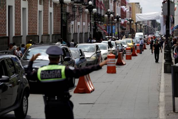 50 km/h velocidad máxima para Puebla Capital