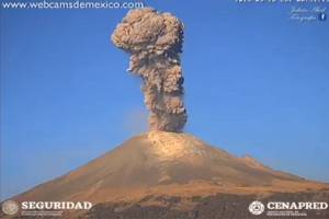 Cambio de alerta volcánica no implica evacuación de poblaciones aledañas al Popocatépetl