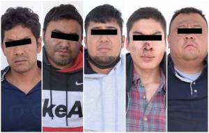 Estos son los cinco implicados en robo a camión de valores en Puebla