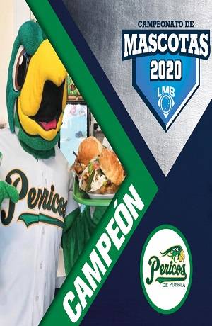 Pepe Perico es elegido como la mejor mascota de la Liga Mexicana de Beisbol
