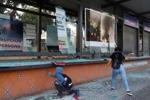 Personal del ayuntamiento de Puebla sería responsable de vandalismo en 8M: Segob