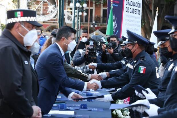 Se incorporan 27 nuevos elementos a la policía municipal de Puebla
