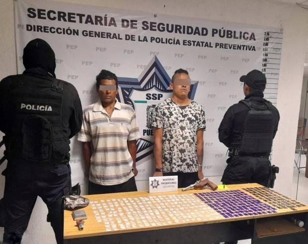 Distribuidores de droga son detenidos en Hueytamalco