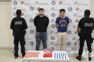 SSP Puebla detiene a jarochos que vendían drogas en la zona de Angelópolis