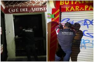 Clausuran nueve negocios en Puebla por funcionamiento irregular