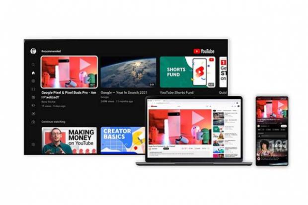 YouTube tiene nuevo diseño en web, app y TV